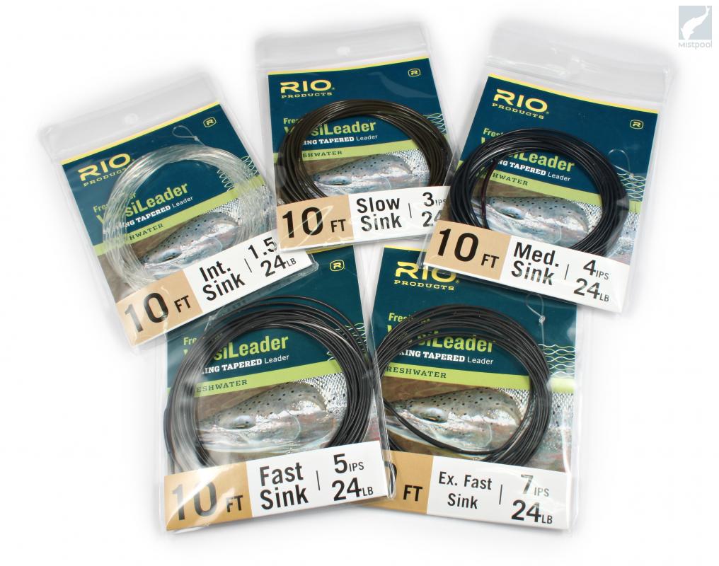 RIO Trout Versileader Fly Fishing Leader All Sinking Rates Up To 6 IPS 12lb  7ft 