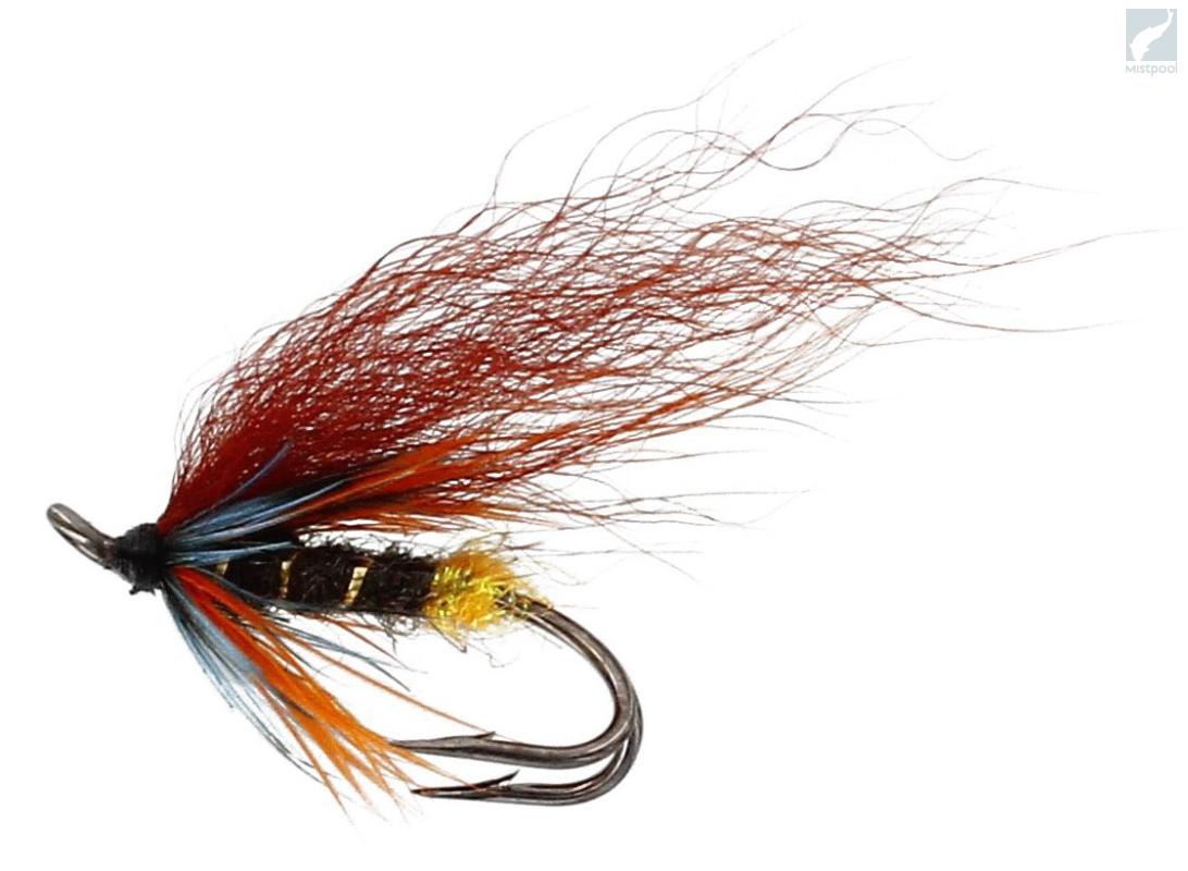 1 x mouche Saumon BANDIT SINGLE hook salmon fly fliegen steelhead