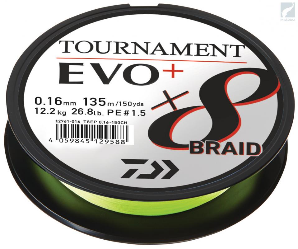 Daiwa Tournament X8 Braid EVO+, Daiwa