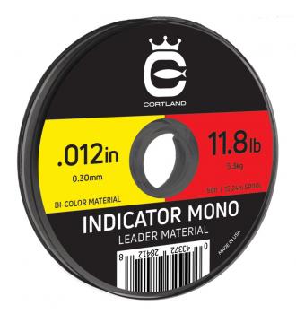 Cortland Indicator Mono Leader Material - BI-COLOR