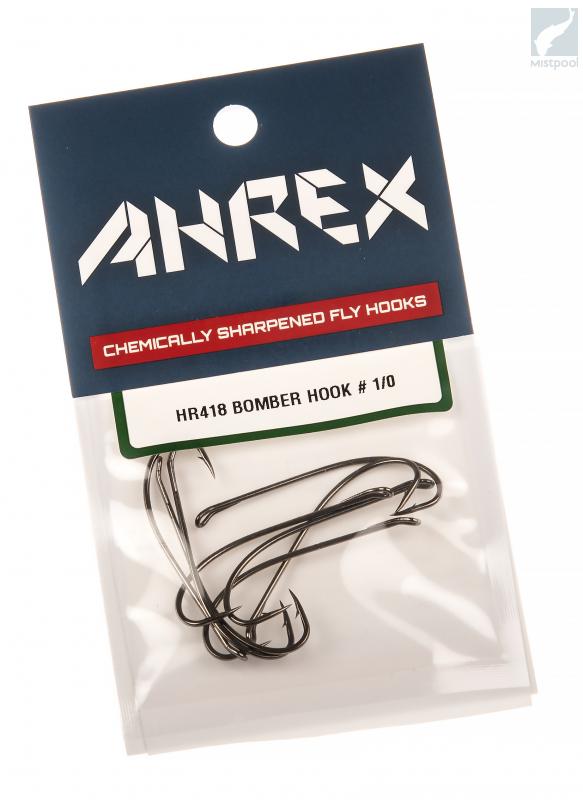 Ahrex Hr418 Bomber Hook #8 Fly Tying Hooks
