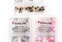Hareline 150 Piece Plummeting Tungsten Bead Assortment
