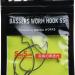 Daiwa SaqSas Bassers Worm Hook WOS - Wide Off-Set Hook