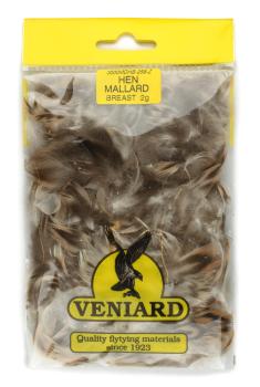 Mallard/ Gräsand honans bröstfjädrar