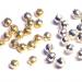 Faceted Slotted Tungsten (Wolfram) Beads