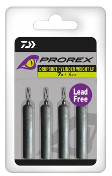 Daiwa Prorex Dropshot Cylinder Weight (lyijytön)