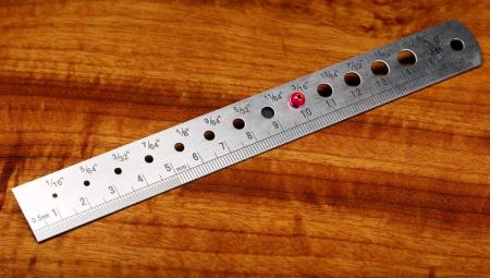 Bead Sizer and Measuring Ruler
