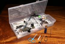 Hareline Fly Tying Material Kit With Premium Tools and Vise