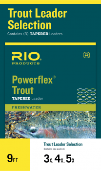 RIO Powerflex Trout Selection Leaders 3-pack