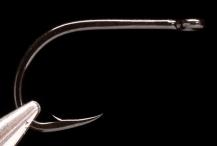 20) mustad c52s fly tying hooks, streamer, stinger (black nickel) 