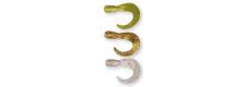 Chartreuse / Gold / Silver, Long tails / for 17 cm body